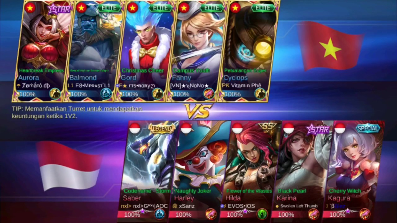 Indonesia VS Vietnam ( Kontes Arena Nasional )  - Mobile Legends