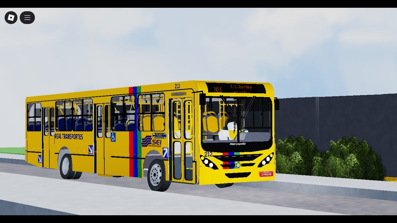 Marcopolo Torino 2007 / Linha 5002 T.I. Torrões (RUA NOVA) (Roblox: Victoria Bus)