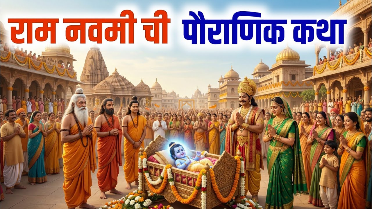 Ram Navami रामनवमी ची महान कथा ऐकल्याने गरीबी दूर होते श्री राम जन्म कथा Ram Navami story in marathi