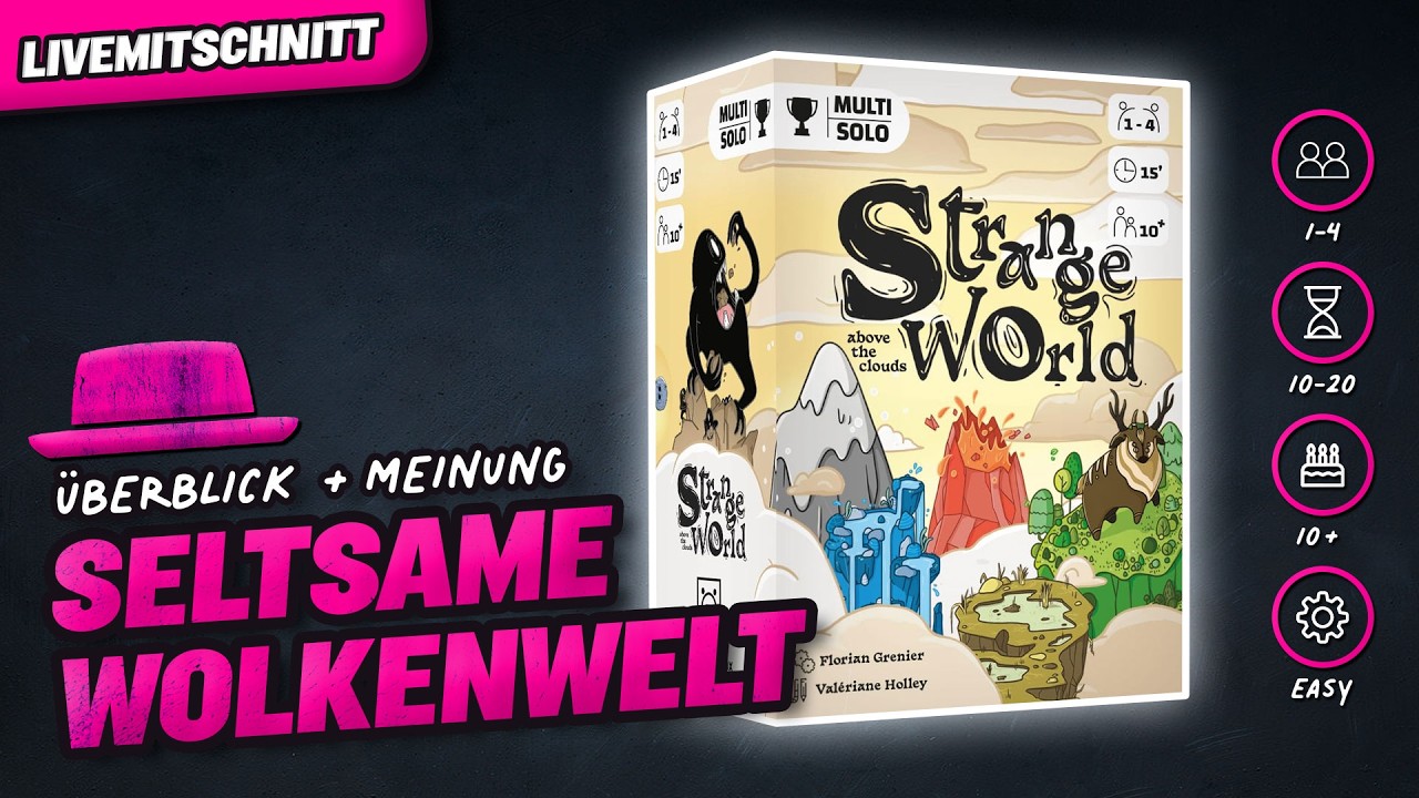 STRANGE WORLD ABOVE THE CLOUDS - Vorstellung & Review - Brettspiel - Der Pile ist geil