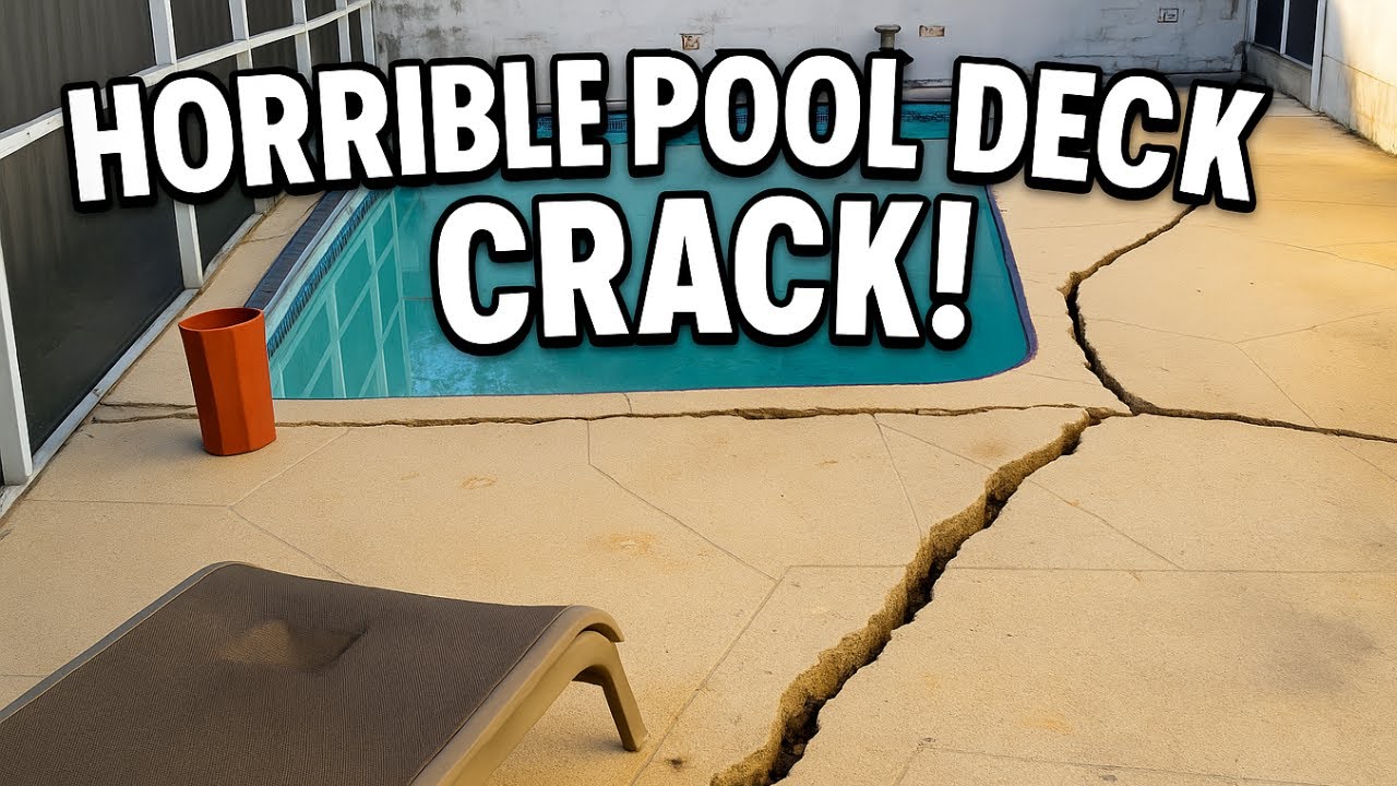We Fixed the WORST Pool Deck Crack in Florida