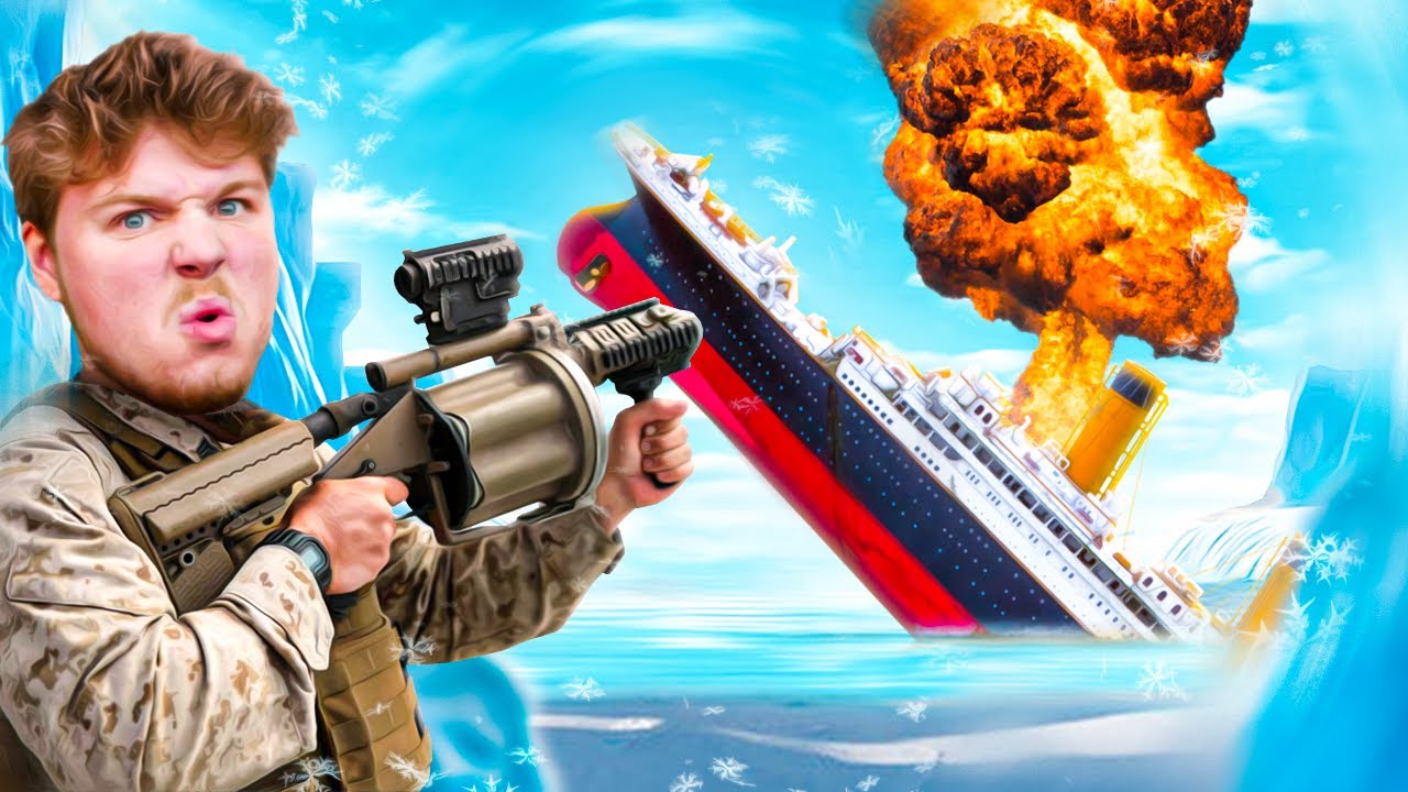 TITANIC zum SINKEN BRINGEN! | Brick Rigs #18