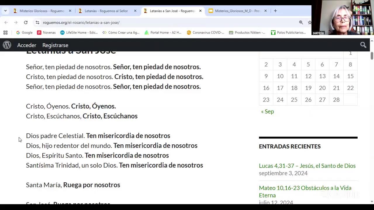 Rezo diario del Santo Rosario