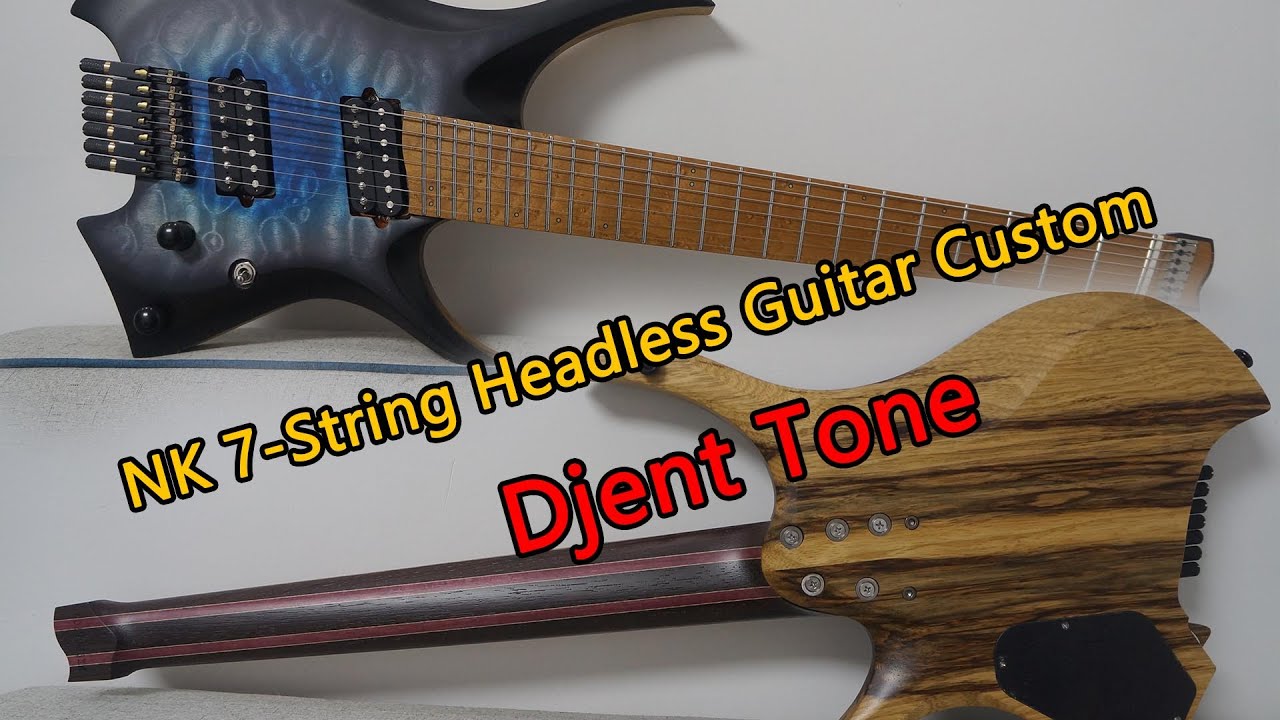 NK 7-String Headless Guitar (with BKP Miracle Man) Djent tone test