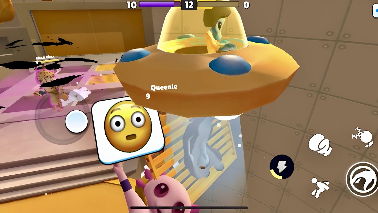 Alien UFO -Battle gang-Beasts Fight Game Ep83