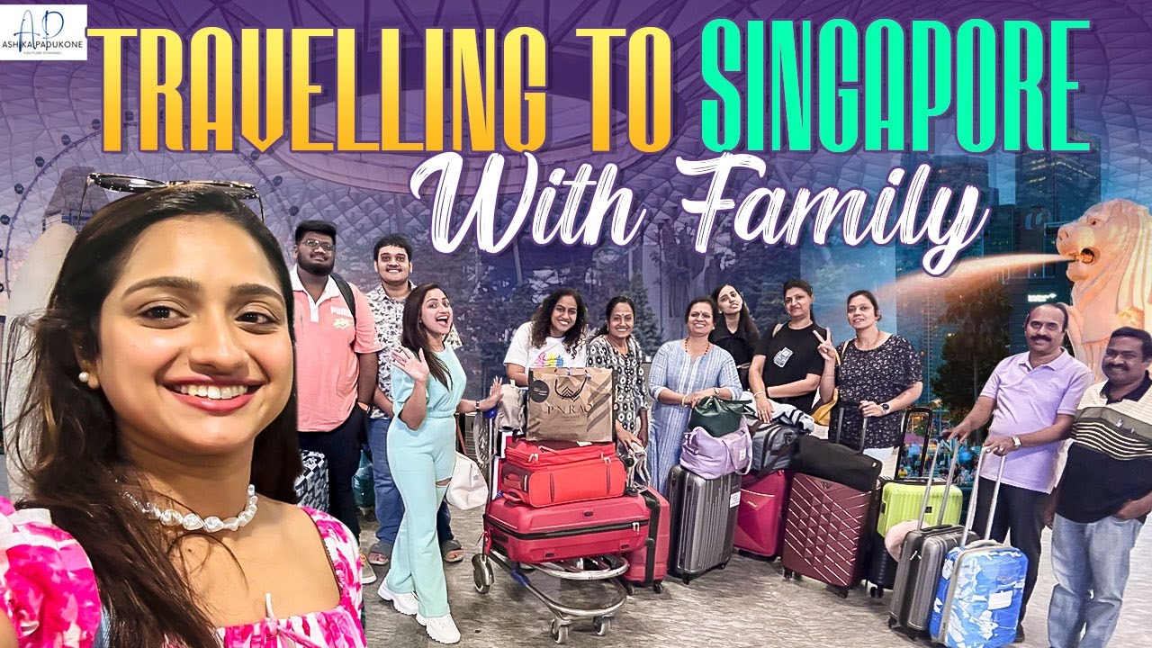 SINGAPORE TRIP WITH FAMILY | Ashika Padukone| Full Vlog