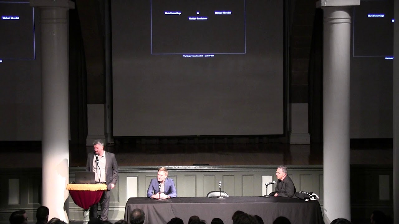 Visiting Lecture | Mark Foster Gage and Michael Meredith in Conversation: Multiple Resolutions