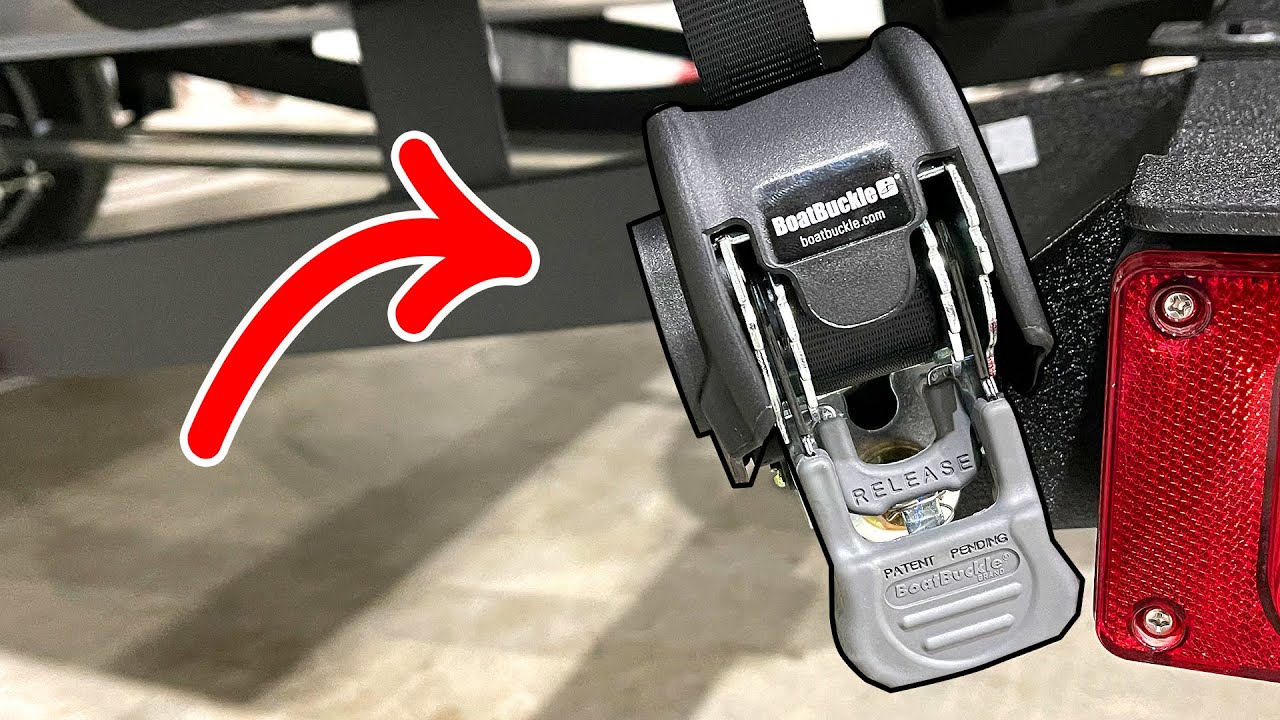 Обязательная модернизация прицепа! Установка пряжки для лодки (Bass Tracker Pro Team 175 TXW 2021...
