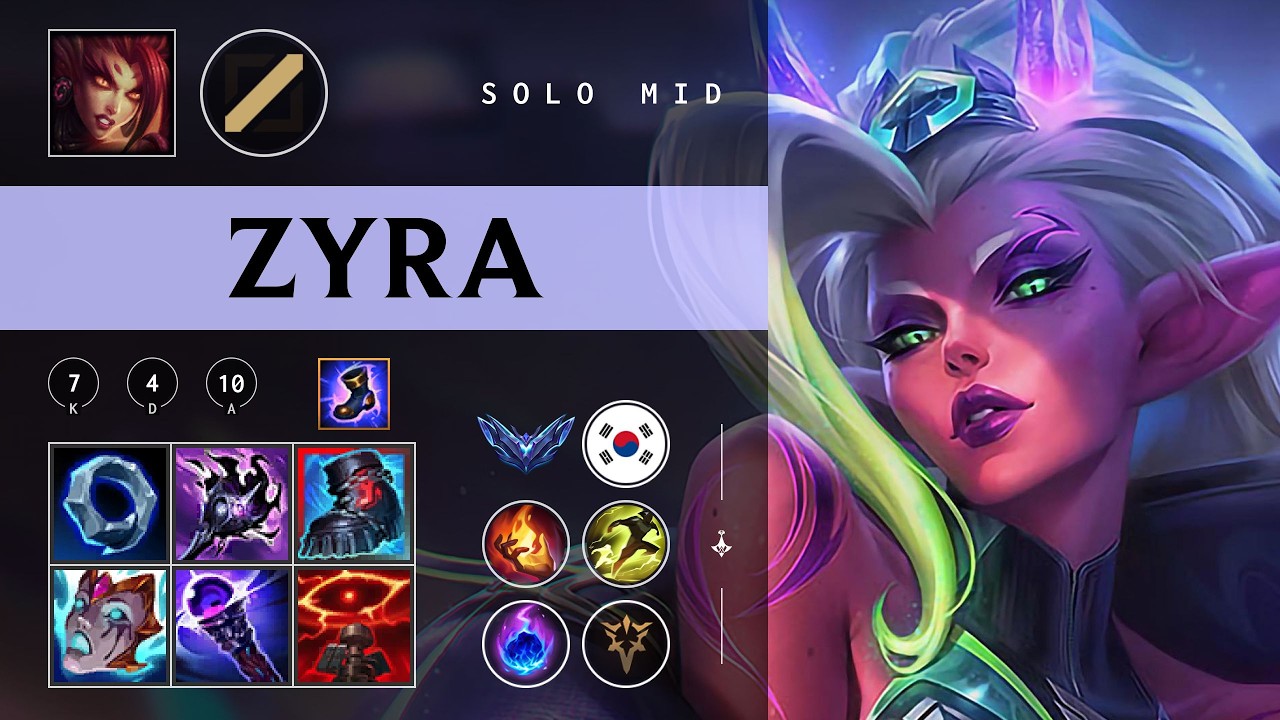Zyra Mid vs Sylas - KR Diamond Patch 26.03