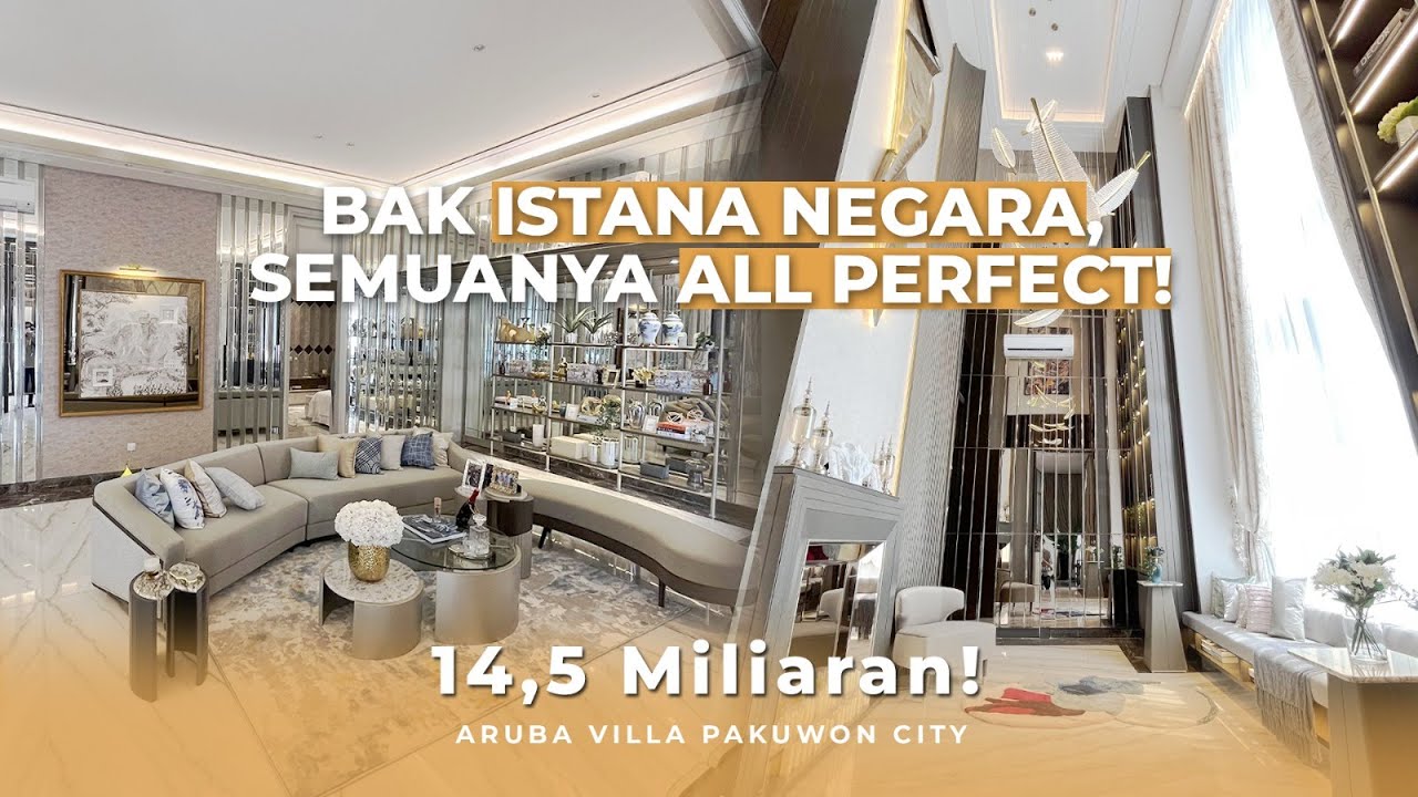 PALING MEWAH! SERASA TINGGAL DI HOTEL TIAP HARI! | Rumah Tipe Delroy Grand Island PAKUWON CITY