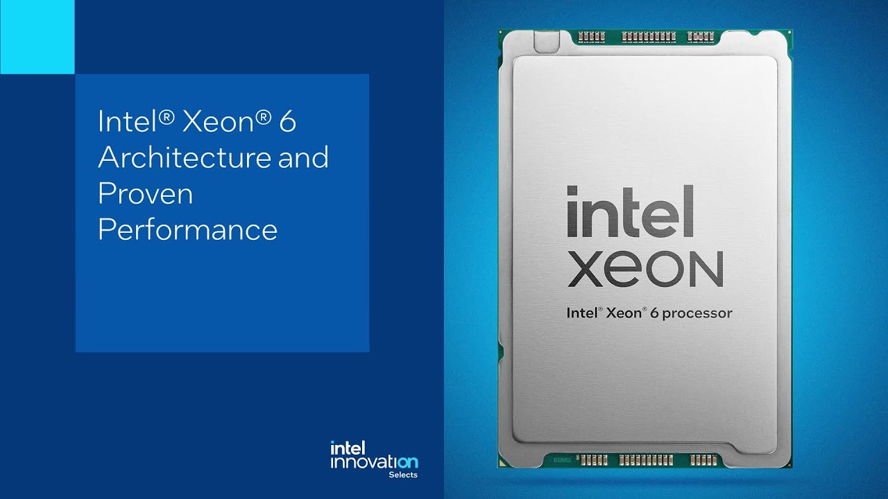 Intel® Xeon® 6 Architecture and Proven Performance RAG | Technology Launch | Innovation Selects