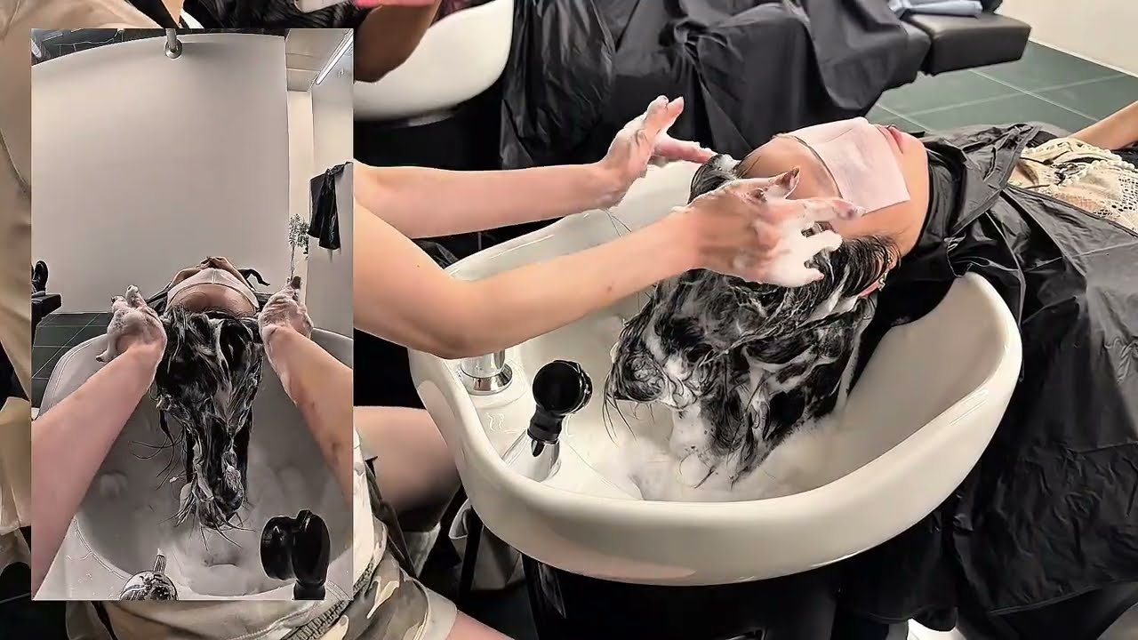 シャンプー動画 新卒向け