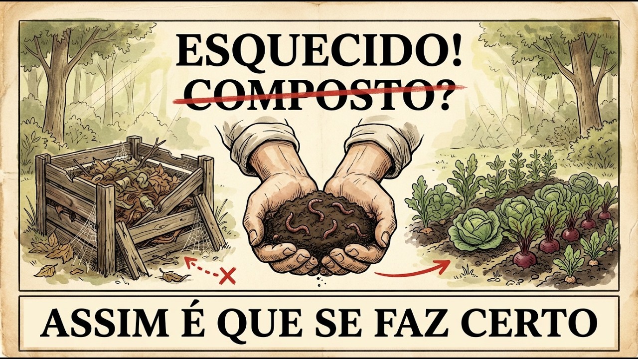 Por que NUNCA mais vou fazer compostagem: este truque simples funciona MELHOR