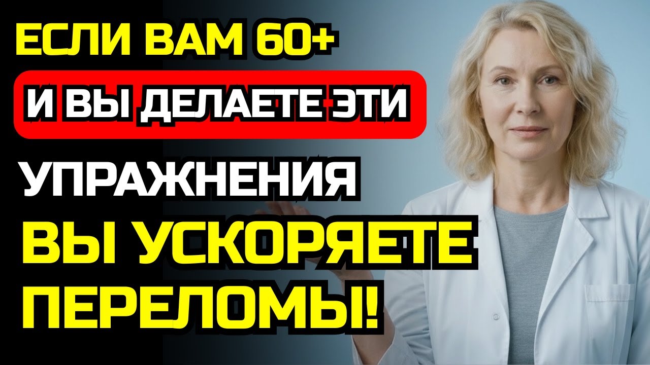 6 упражнений, которые МОГУТ привести вас в приёмное отделение в старости!