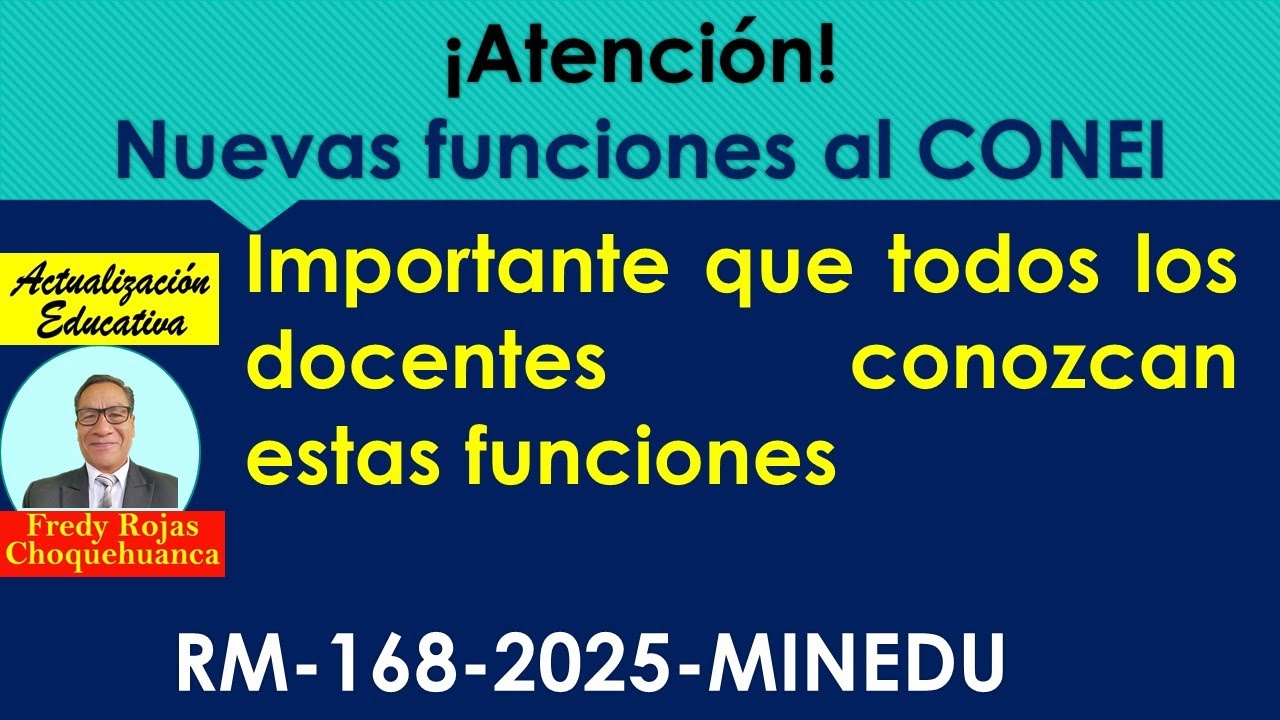 Nuevas funciones del CONEI