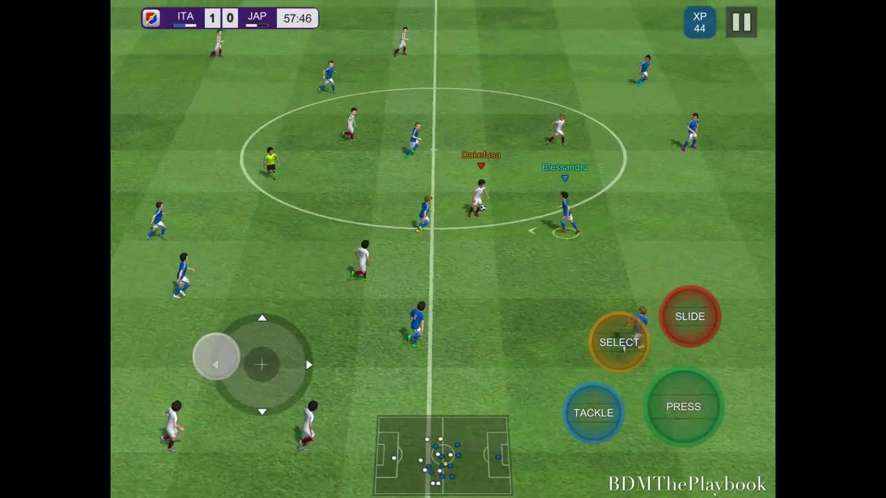 Pro League Soccer Italy vs Japan