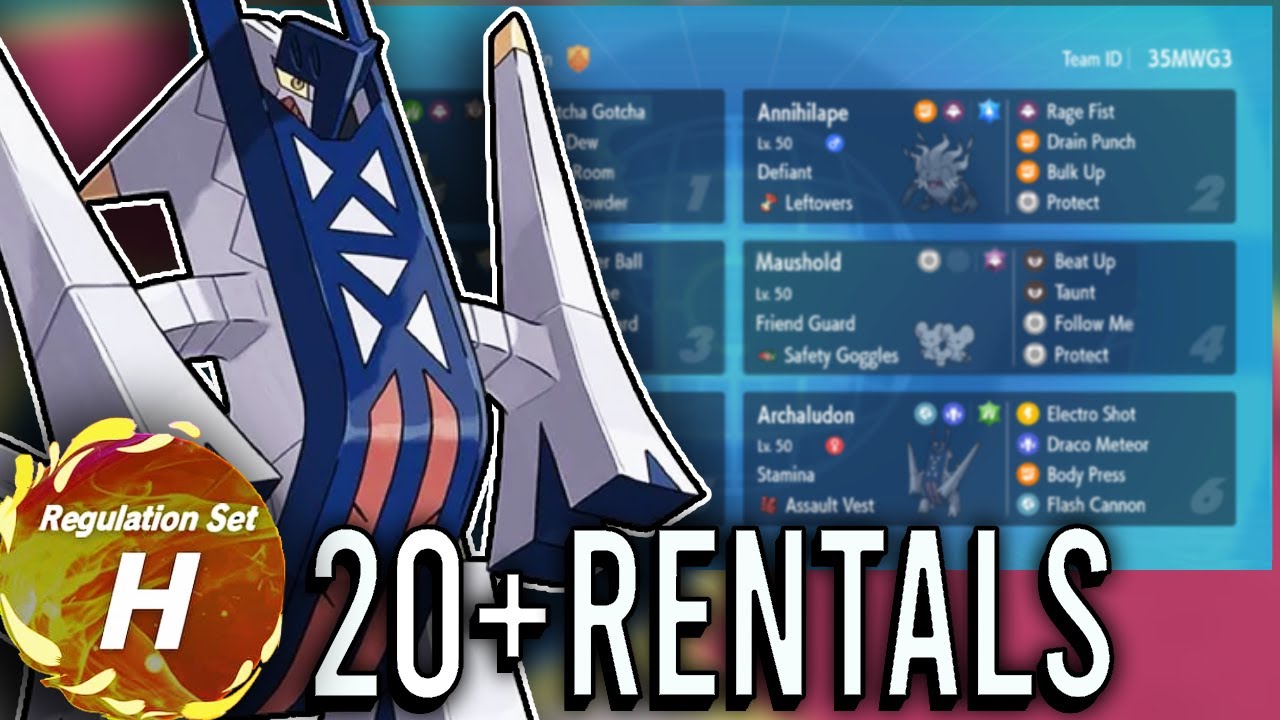 20+ Competitive VGC Rental Teams for Regulation H