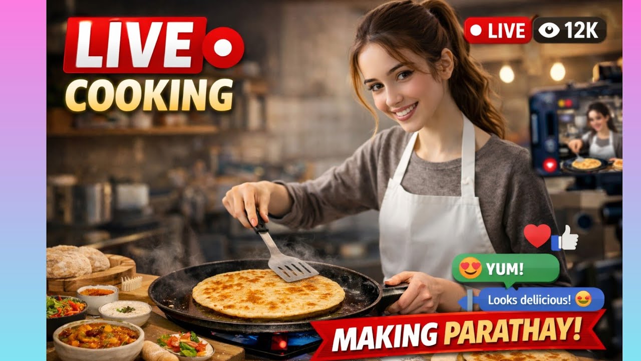 Sun Shine Tasty Meals Is Live With Yummy Garma Garam Parathay 😋