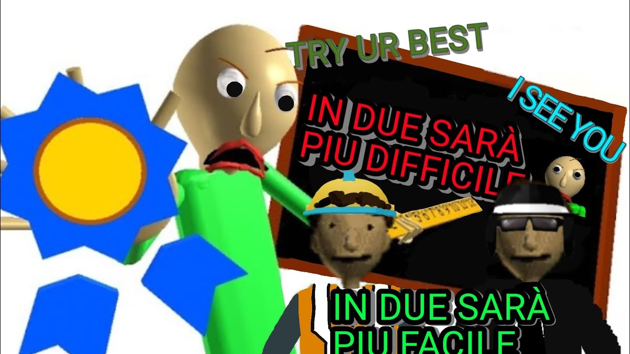 Baldi basic parte 3 Con lorenzo! (1v1)