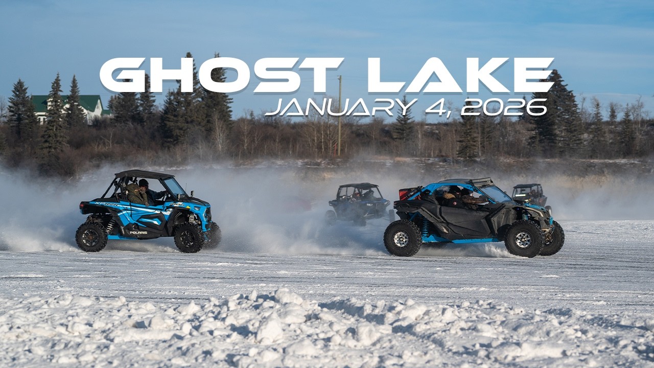 Ice Drifting at Ghost Lake, Alberta - February 15, 2025