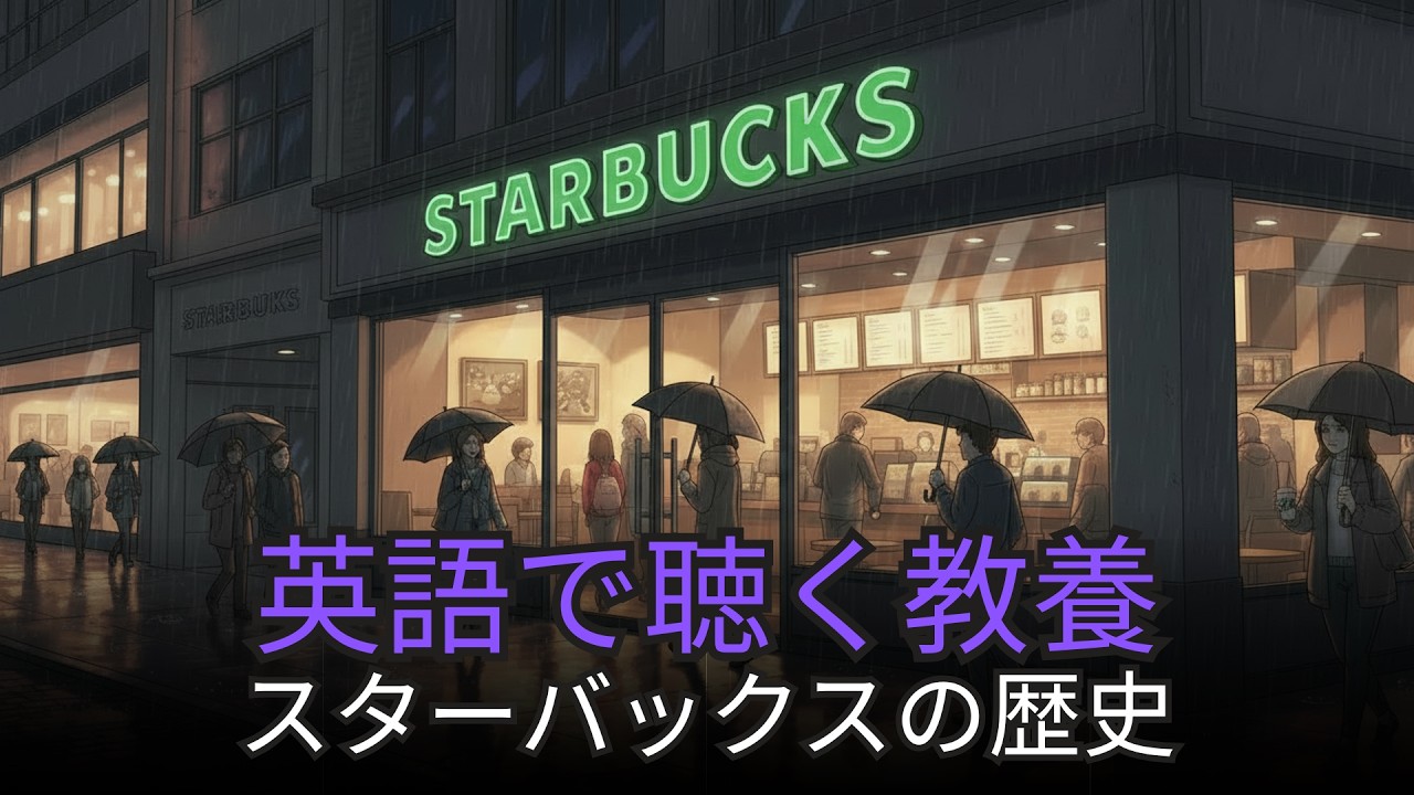 英語リスニング練習｜中級者のための英語教養：スターバックス：現代カフェの誕生 🔥