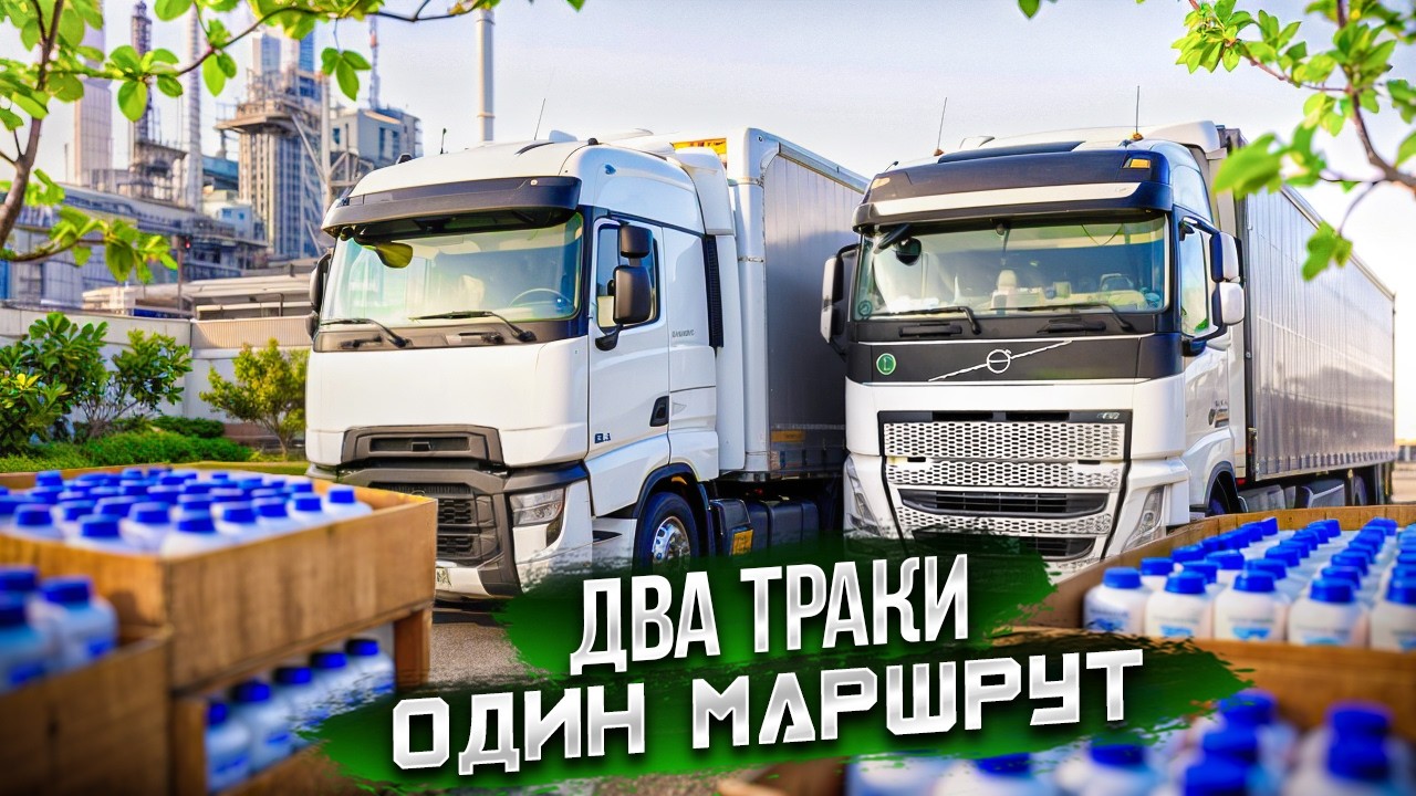 Два траки один маршрут | Рейс з колегою