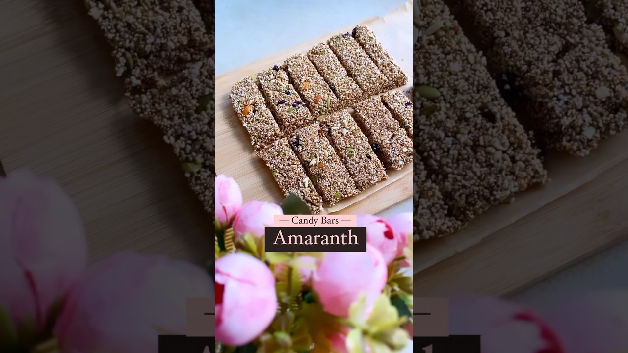 puffed amaranth candy bars