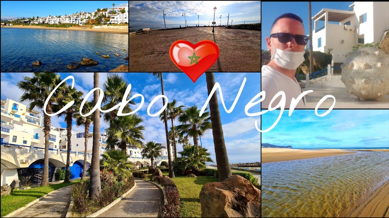 CABO NEGRO, una playa incre&iacute;ble en Tetu&aacute;n, MARRUECOS 4K