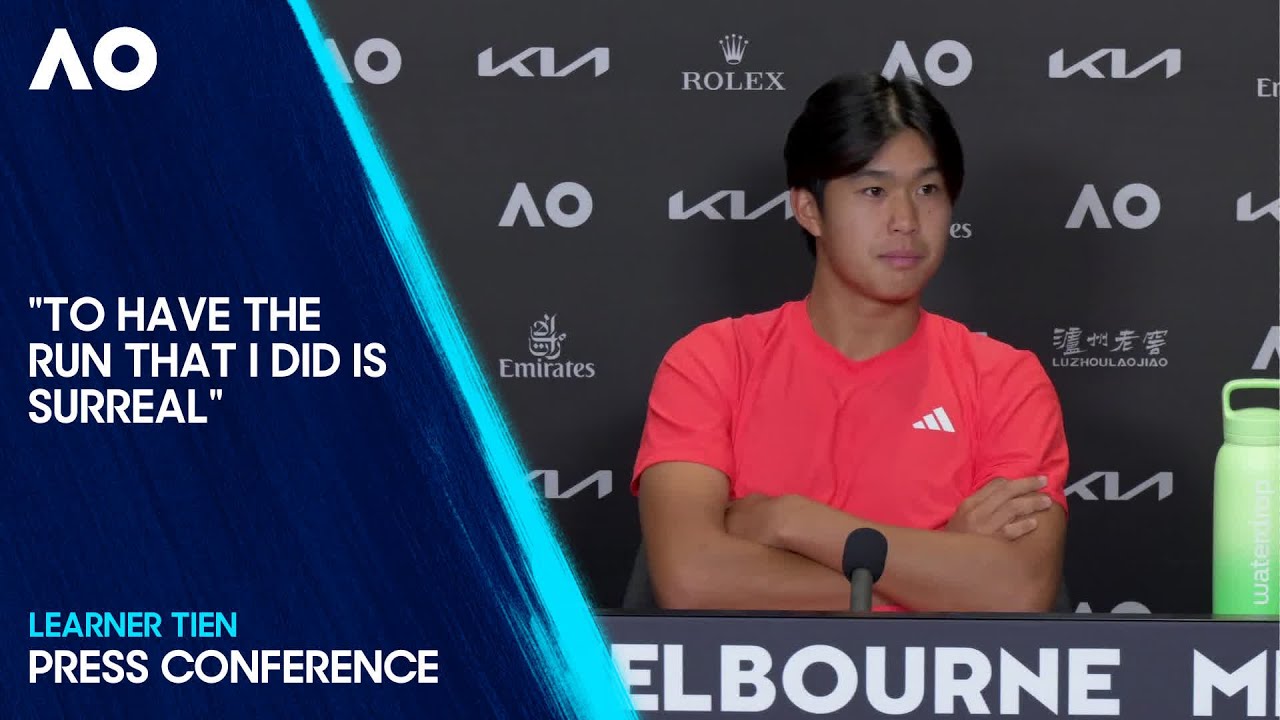 Learner Tien Press Conference | Australian Open 2025 Fourth Round