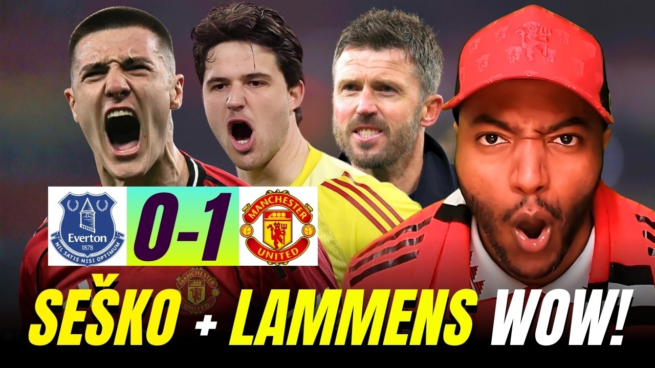 SUPER SESKO SAVES US AGAIN! 🔥 Lammens OUTSTANDING! | Everton 0-1 Man Utd REACTION