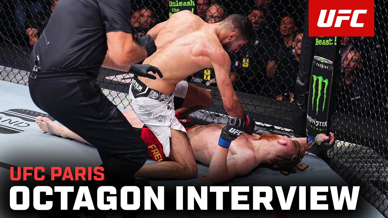 Farés Ziam Octagon Interview | UFC Paris