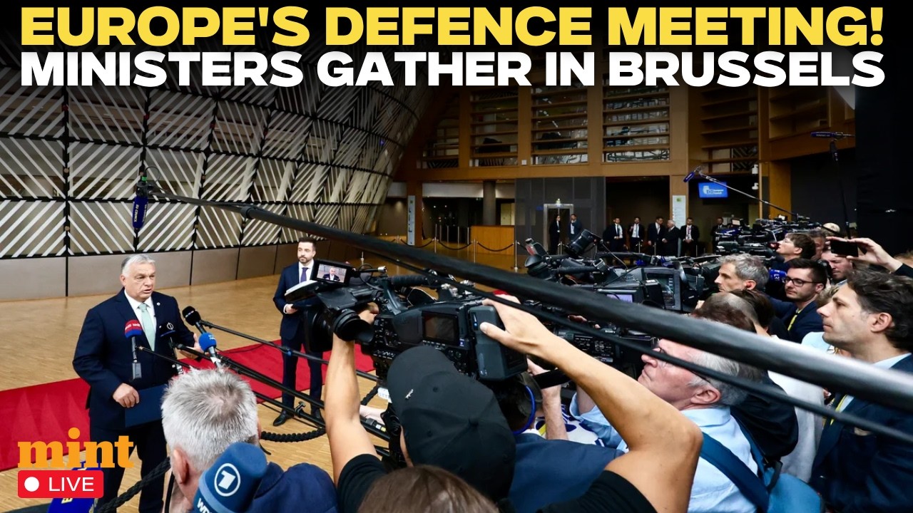 LIVE: EU Defence Ministers Discuss Russia's 'Shadow Fleet' | Europe Steps Up Security Talks