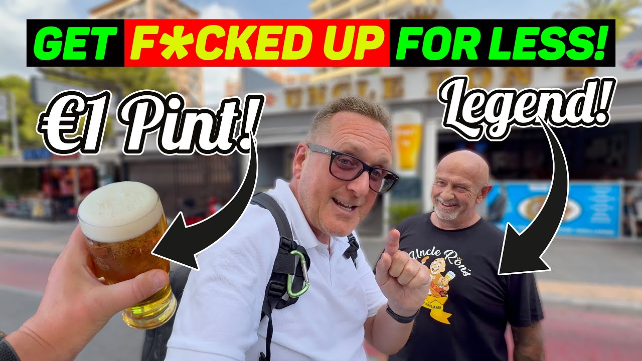 I met UNCLE RON! The LEGEND who's keeping BENIDORM'S only TRUE REMAINING €1 EURO PINT ALIVE!