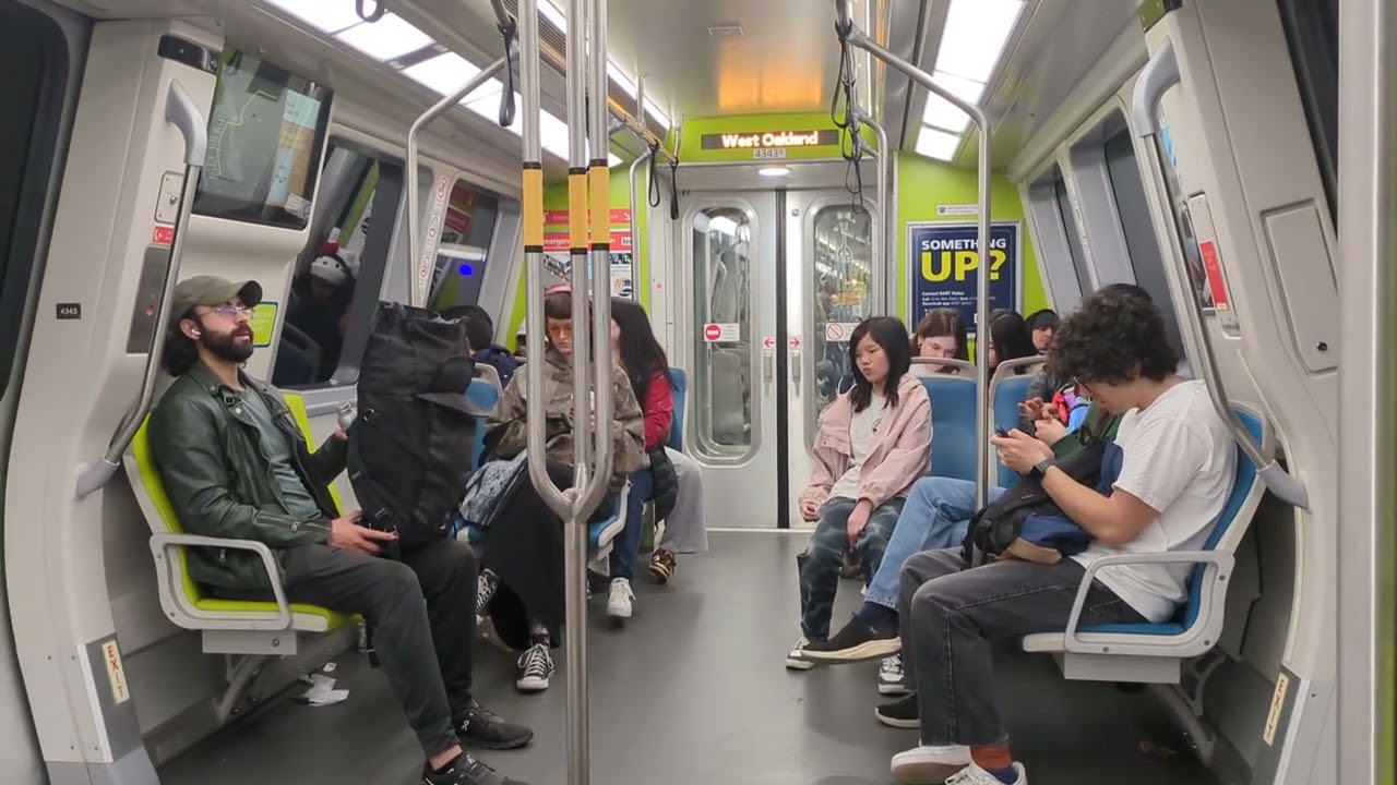 Westbound Yellow Line (12th St/ Oakland City Center - West Oakland) ride
