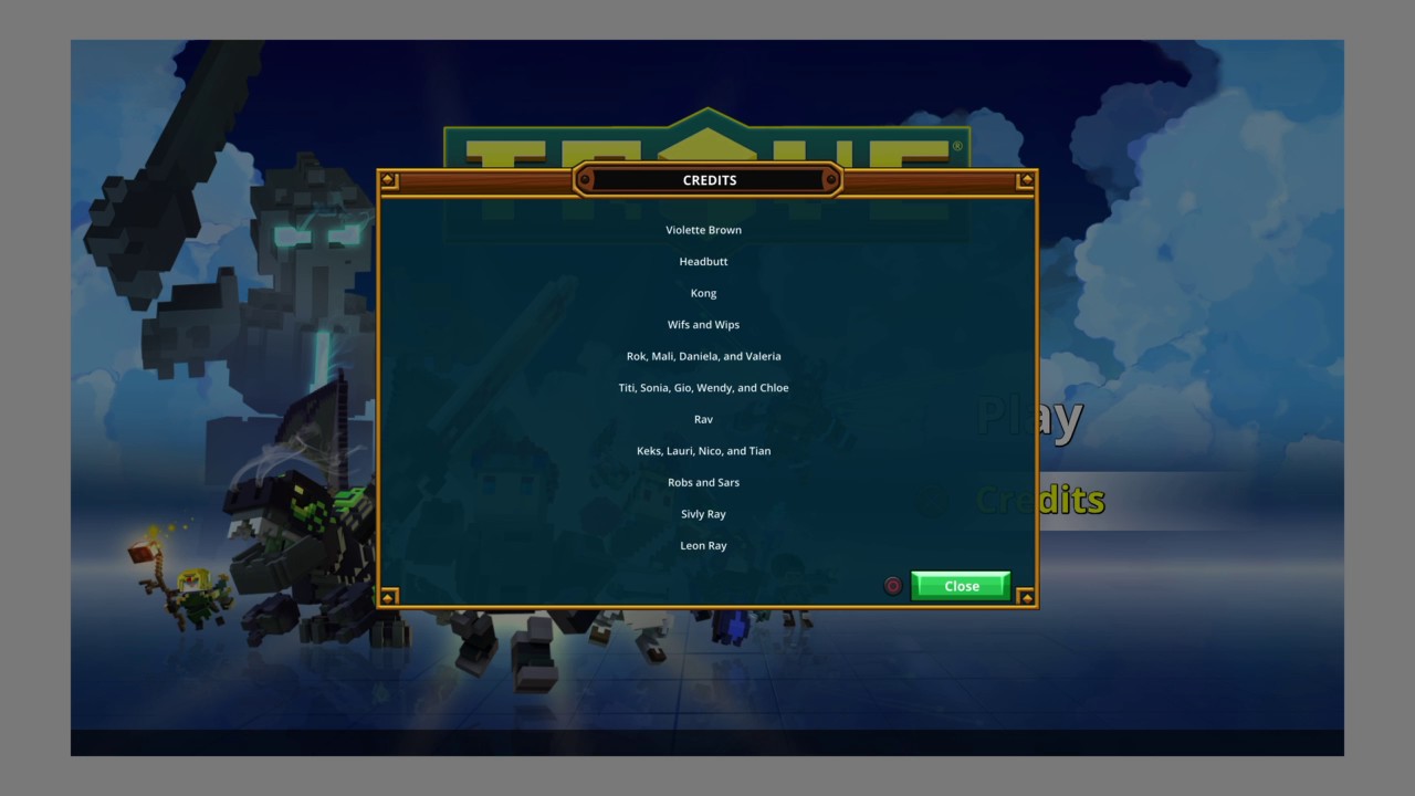 TROVE credits