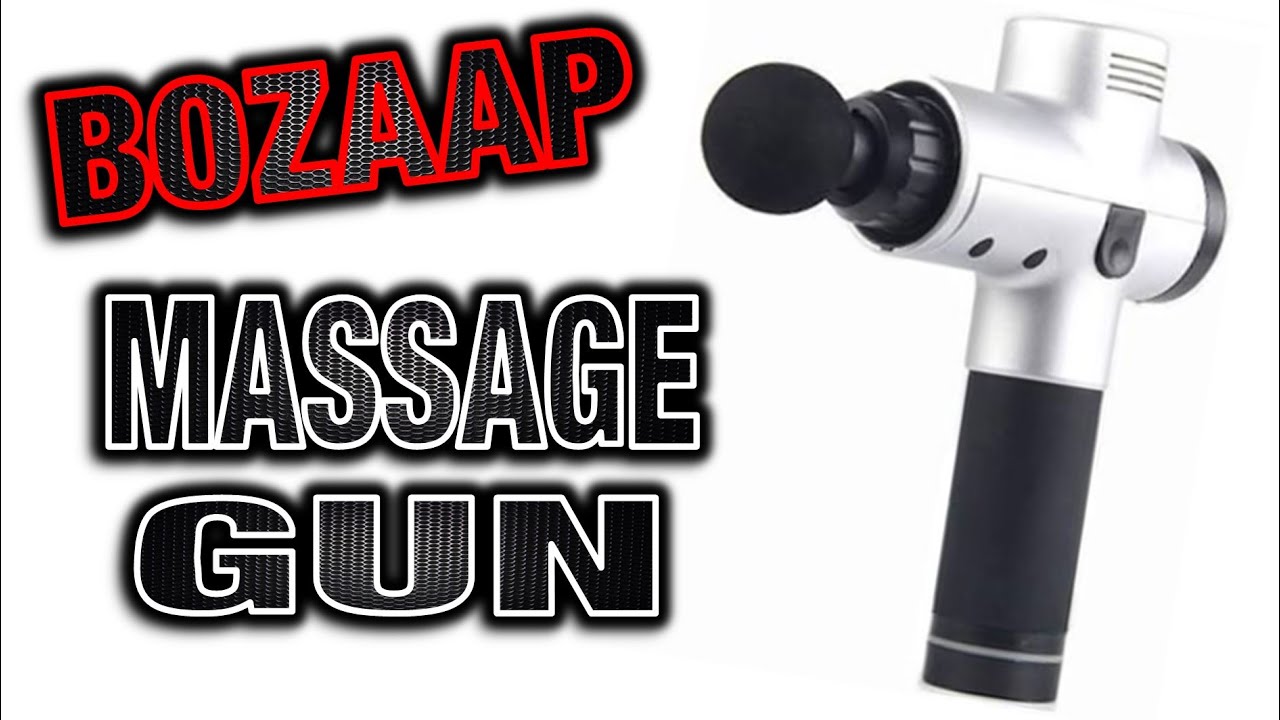 BOZAAP RECOVERY MASSAGE GUN UNBOX
