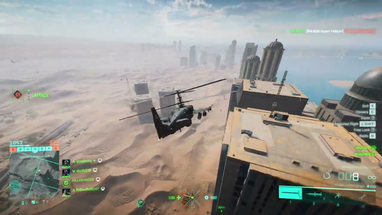 BF2042 Attack Heli Gameplay ☠️🕹️ - #battlefield2042multiplayer #battlefield #gameplay