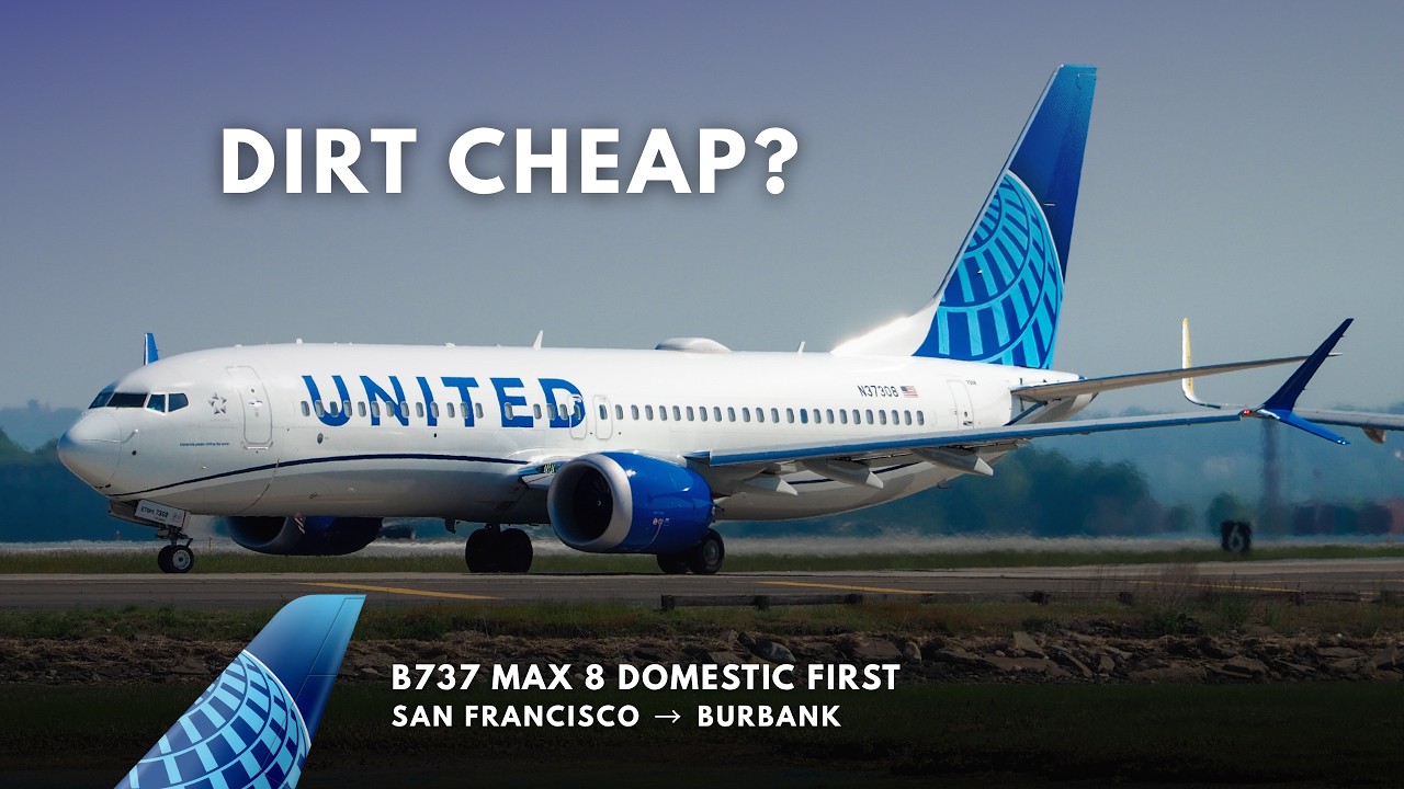 #012 United Airlines Boeing 737 MAX 8 First Class: A Great Bang?