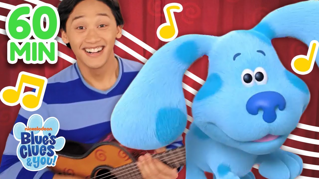 60 Minute Music Sing-Along w/ Blue & Josh 🎶 Blue's Clues & You!