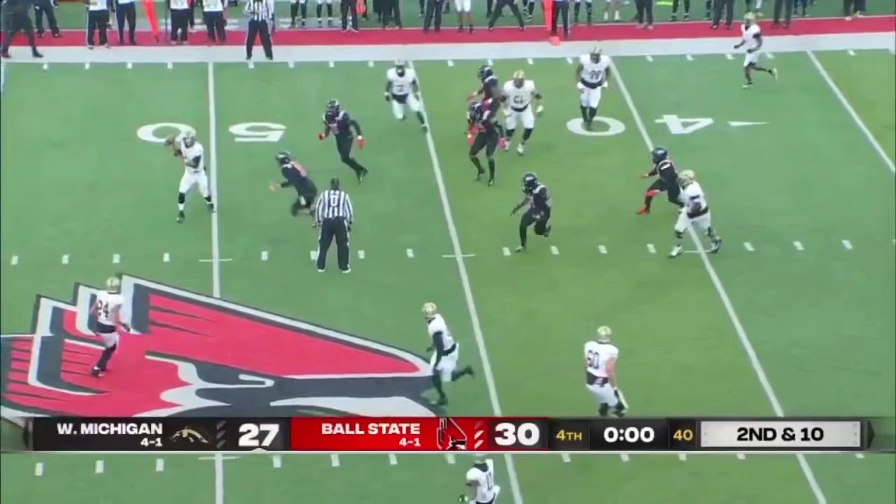 Western Michigan vs Ball State CRAZY ENDING