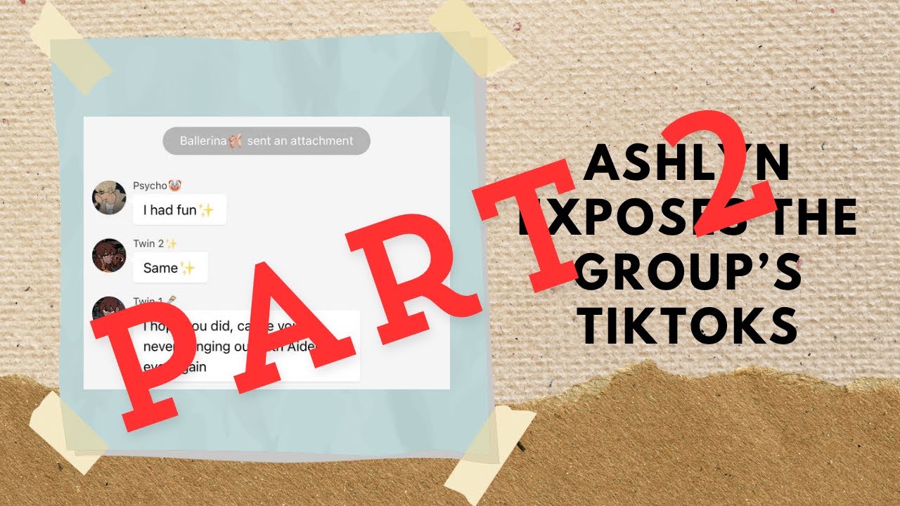 Ashlyn exposes the group's tiktoks Part 2 || school bus graveyard