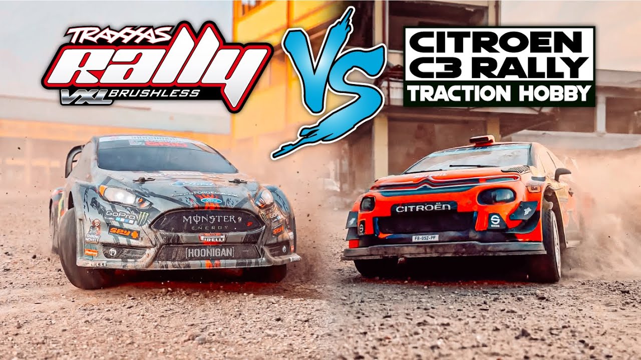TRAXXAS Fiesta Rally 3s vs KM CITROEN C3 RALLY 6s | Extreme RC Cars🔥