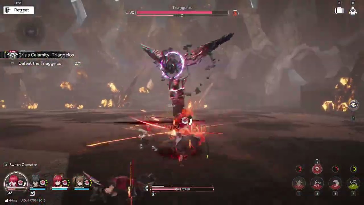 Arknights: Endfield - P0 Laevatain Vs Triaggelos Under 3 Minutes [Based on Shinonono Guide]