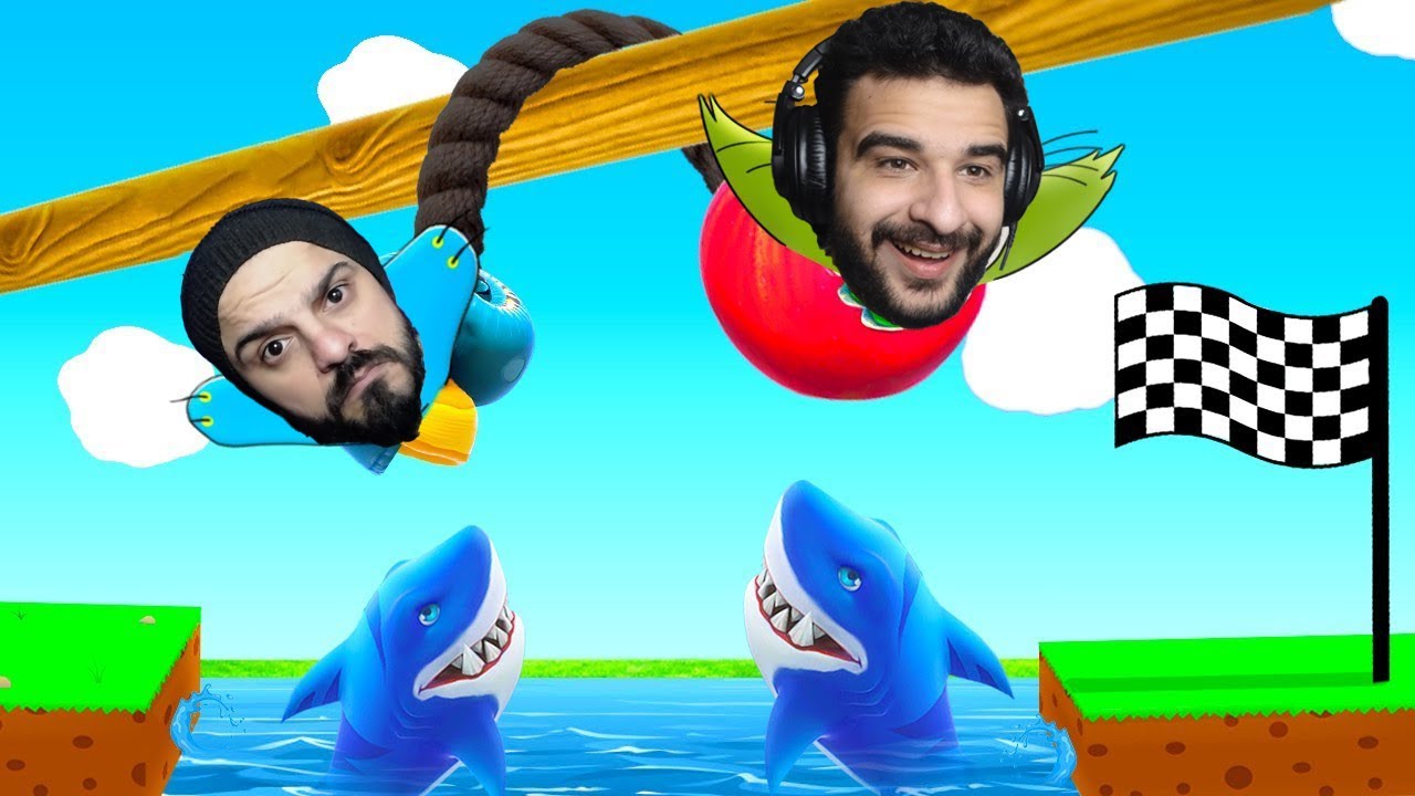 لازم اتعاون مع صديقي علشان اقدر اكسب 😡 مربوط مع سوبر تامر 😂Fling to the finish