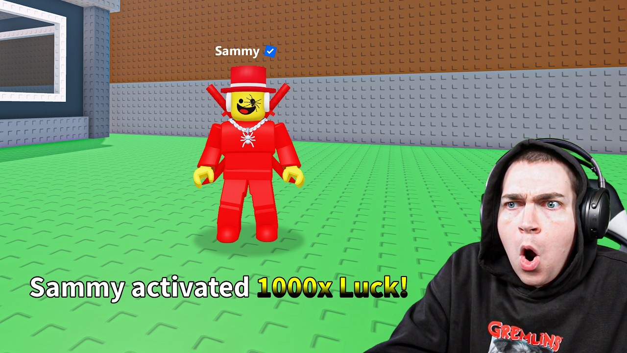sammy gave us 1000x LUCK..