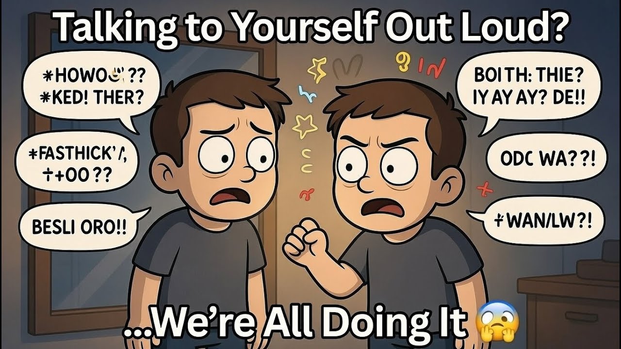 The Art of Talking to Ourselves Out Loud When Alone 😂 | Oops Wisdom