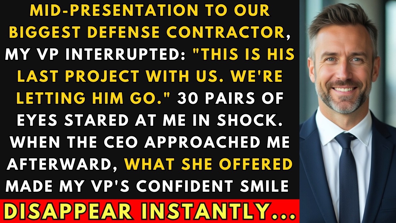 My VP Fired Me At The Defense Contractor Dinner - Then The CEO Approached Me | Office Revenge