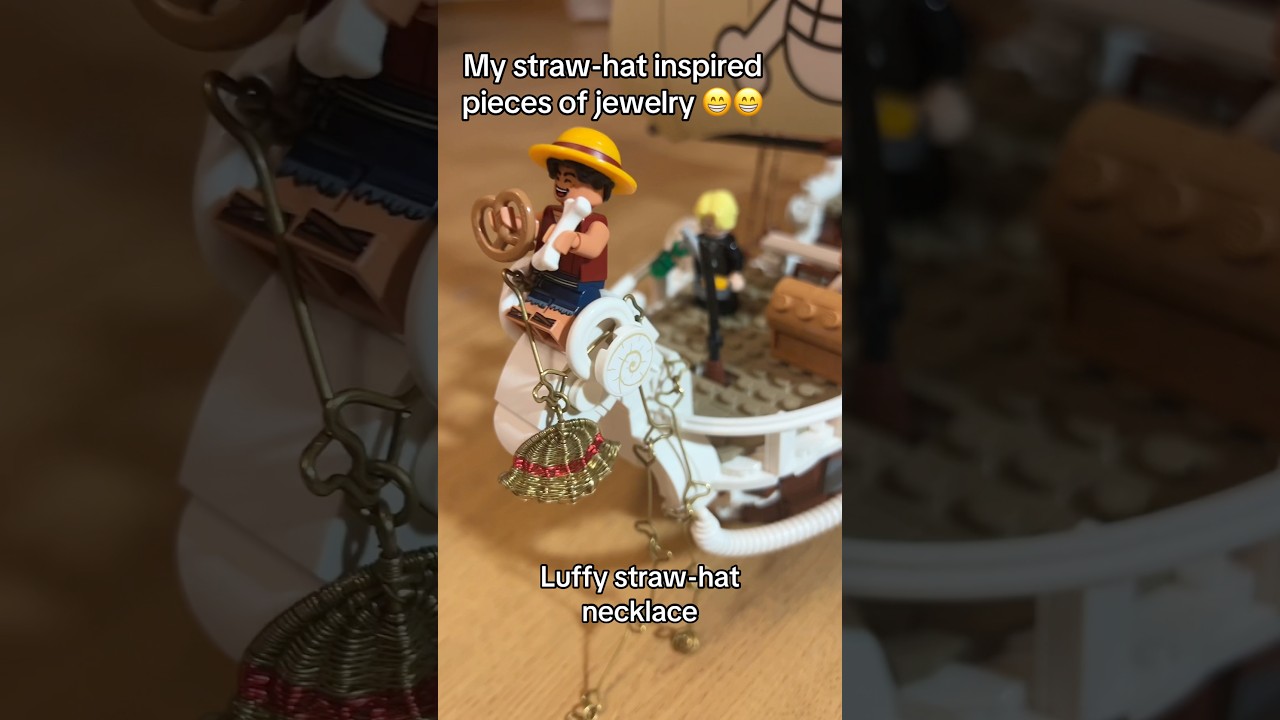 Little silly video showing my Straw-hats inspired jewelry pieces 😁 