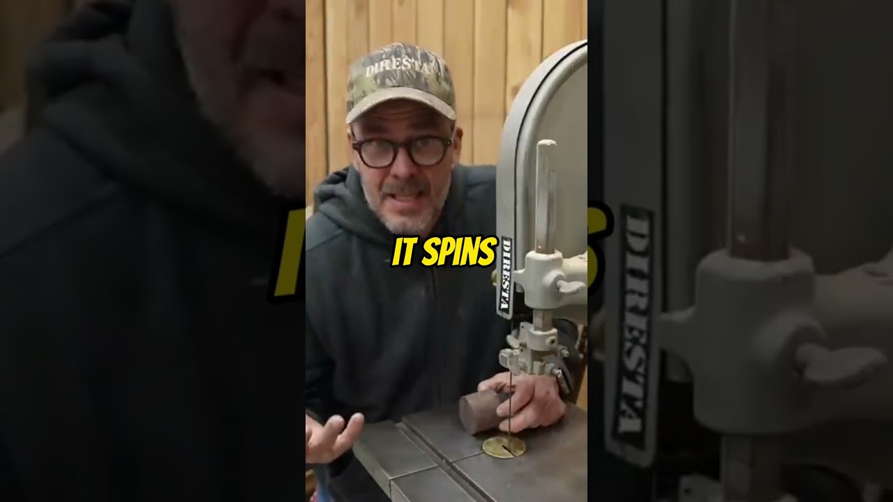 VERY SCARY!?! Bandsaw and round objects&hellip; is a DANGEROUS problem! #diresta