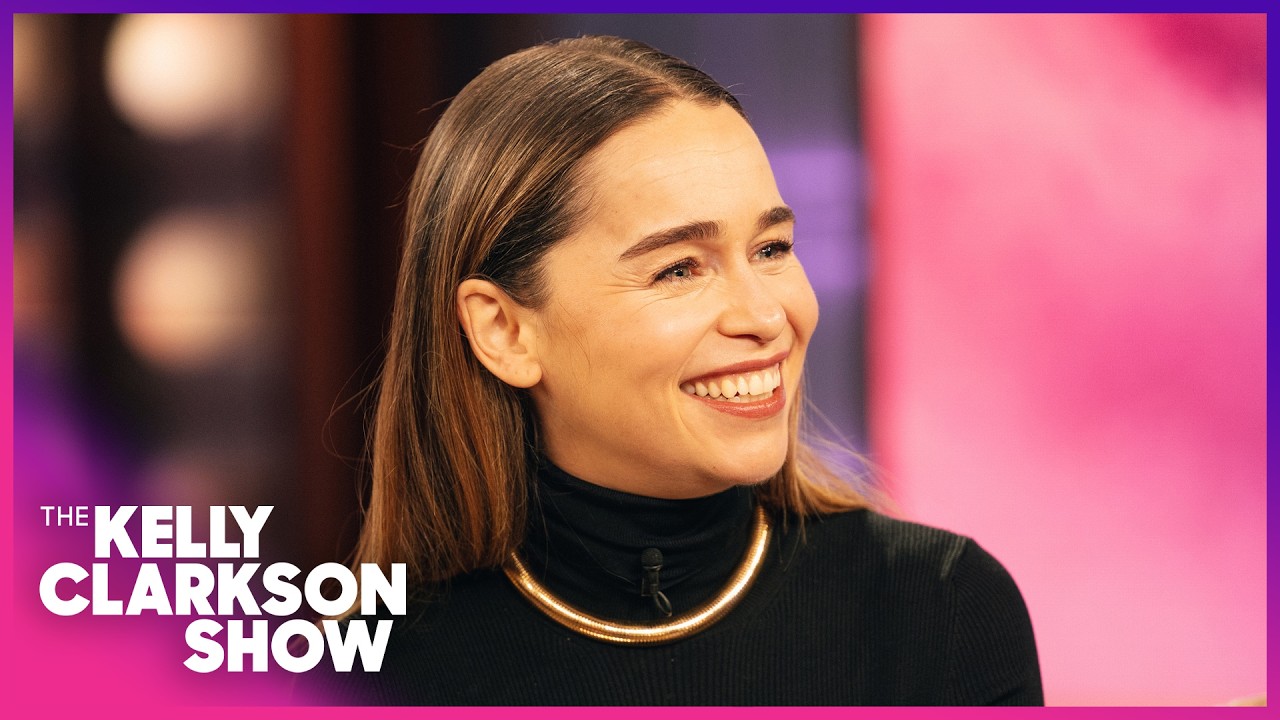 Emilia Clarke & Haley Lu Richardson Can't Stop Giggling With Kelly Clarkson